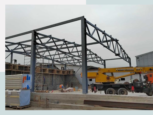 Строительство цехов в Сызрани