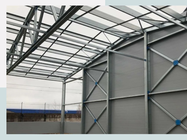Каркасные ангары от СтальСтрой-Сзр по цене от 608 руб.