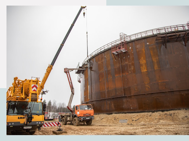 Монтаж резервуаров в Сызрани от 608 руб. за м³