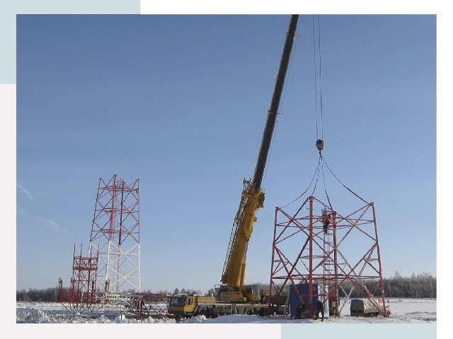 Монтаж вышек связи в Сызрани