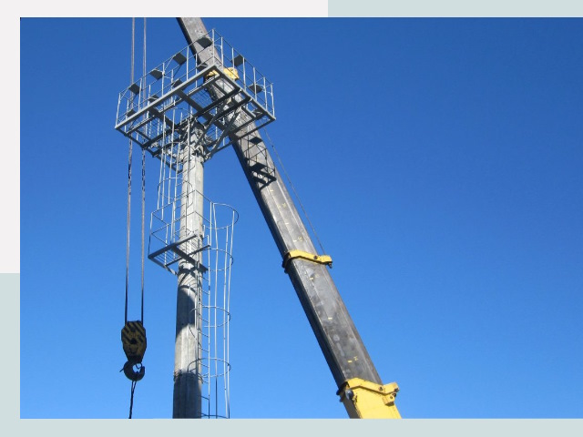 Монтаж осветительных мачт в Сызрань от 608 руб.