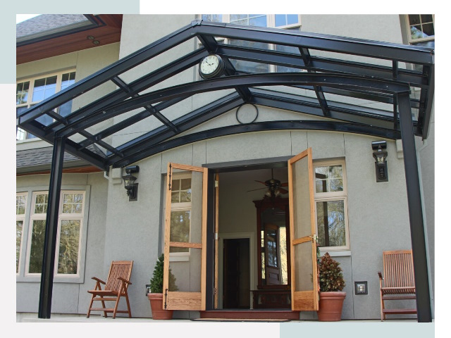 Козырьки металлические в Сызрани