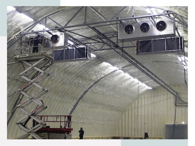 Оснащение ангаров в Сызрани