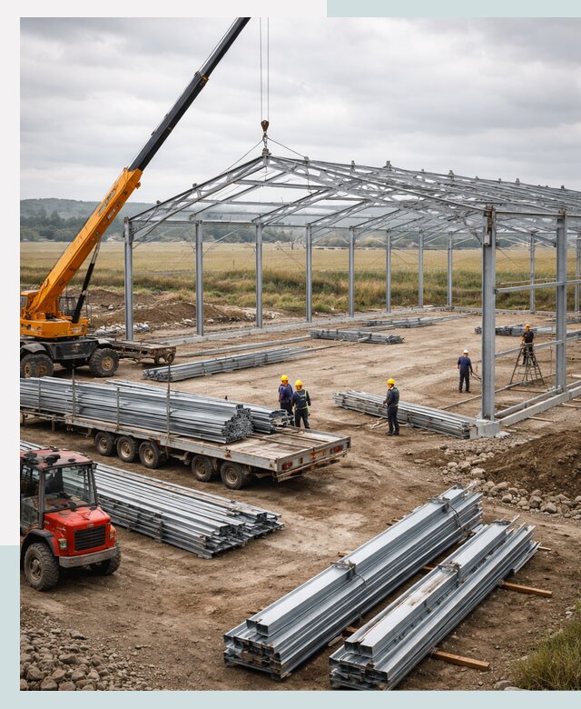 Строительство ангаров для сельхозтехники в Сызрани под ключ