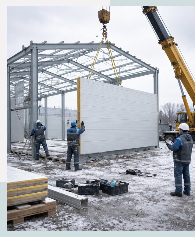 Строительство холодильных складов под ключ в Сызрани
