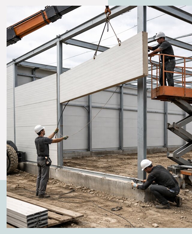 Строительство складов из сэндвич панелей в Сызрани под ключ