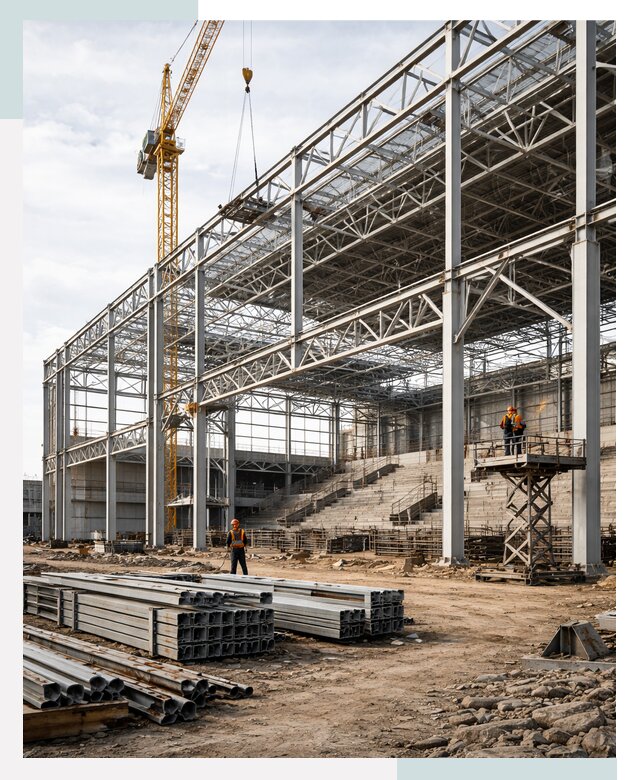 Строительство спортивных комплексов в Сызрани от 30390 р. | СтальСтрой-Сзр